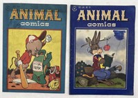 (NO) 2 1946 Animal Comics 18 and 23 Golden Age