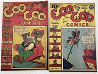 (NO) 2 1946 Coo Coo 24 and 25 Golden Age Comic