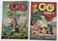 (NO) 2 Zoo Funnies #1 (cover detached) and #2