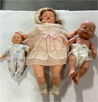 3 baby dolls