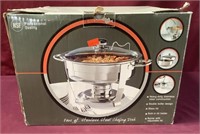 Four Quart Stainless Steel Chafing Dish