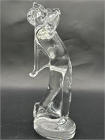 Baccarat Crystal Golfer Figurine