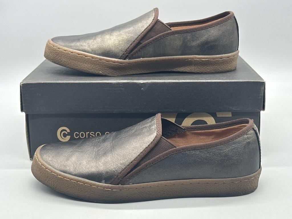 Corso Como 
Brown Slip On Shoes, Size 8M