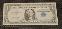 1957A $1 silver certificate star note