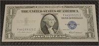 1935F $1 silver certificate