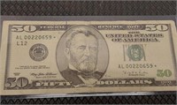 1998 star note $50 bill