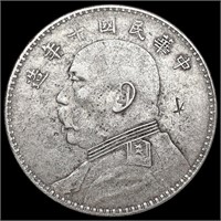 1914 China 'Fat Man' SilveDollar CLOSELY