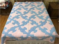 Handmade Quilt #59 Puzzle Piece Pattern