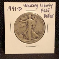 1941D Walking Liberty Half Dollar