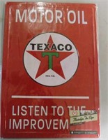 Nostalgic Texaco Motor Oil Sign