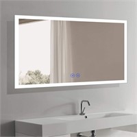 60 x 36 Inch LED Makeup Bathroom Mirror
