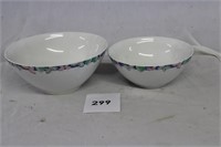 2 BOWLS - 1 IS FROM BAVARIA GERMANY