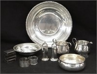 13 STERLING SILVER TABLE ARTICLES INC. 9 3/4" BOWL