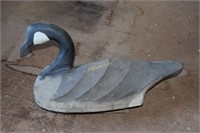 Vintage Hand Carved Canada Goose Duck Decoy