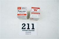 100 RNDS OF WINCHESTER 9MM 115 GR FMJ