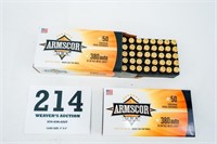 100 RNDS OF ARMSCORE 380 ACP 95 GR FMJ