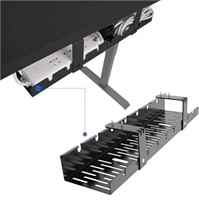 FLEXISPOT Under Desk Cable Management Tray, Metal