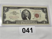 1963 $2 Red Seal