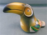 Hand Painted Toucan Pottery