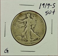1919-S Walking Liberty Half Dollar G