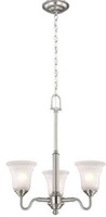 Creekford 3-light Brushed Nickel Chandelier