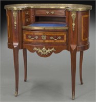 French kidney shaped ladies desk