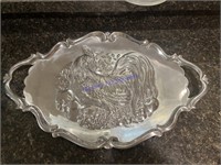 Lenox Silver Turkey  Plate Tray