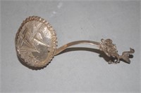 Antique continental silver decorative spoon