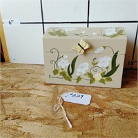 Painted Wood Card Box