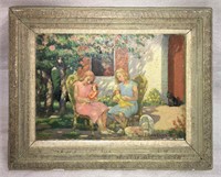 Signed Paul Cemasson French Oil On Board