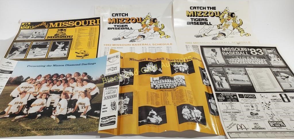 80s-90s Missouri Tigers Baseball Posters