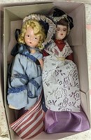 ASSORTED DOLLS, CASES