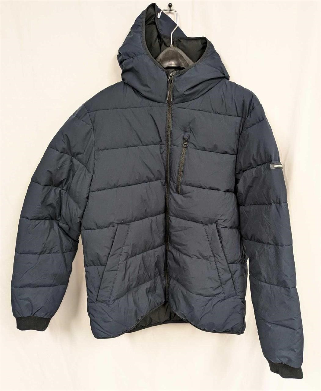 Abercrombie & Fitch Men's Large Stretch Hooded Puf