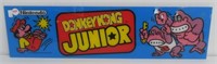 Nintendo Donkey Kong Jr game plate. Measures 5