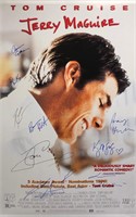 Autograph Jerry Maguire Tom Cruise Poster