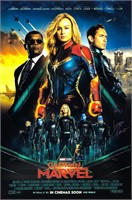 Autograph Captain Marvel Brie Larson Poster
