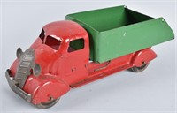 EARLY MARX RED / GREEN DUMP TRUCK