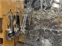 Kitchen Utensils and Rack