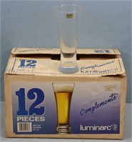 12pc. Luminarc Pilsner Glasses