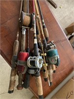 Vintage rod, and reels