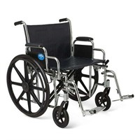 Medline Wheelchair  24 Wide  Supports 500 lbs.