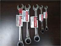 5pc. Craftsman dual racheting wrenches SAE
