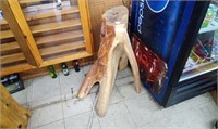Carved Wooden Table Stand