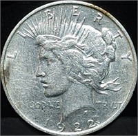 1922-D Peace Silver Dollar