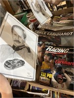 dale earnardt magazines and drawing