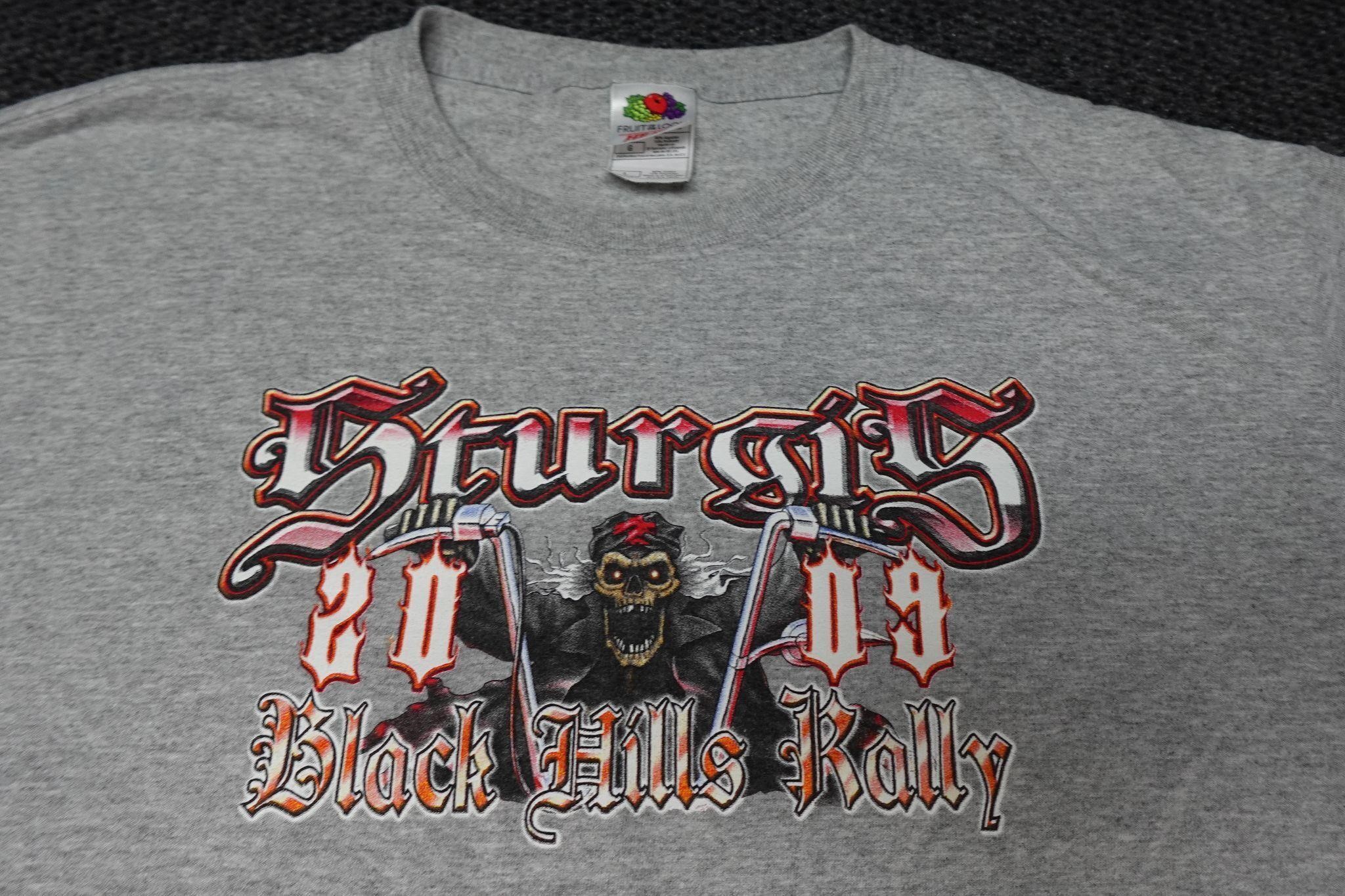 Sturgis 2009 Two-Sided Graphic T-shirt Size Large