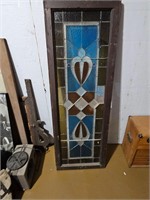 Antique stained glass window