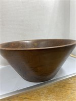 Heavy Walnut Wood Bowl