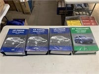Ford LR Focus and SY Territory Repair Manuals x 4