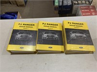 3 x Ford PJ Ranger Repair Manuals